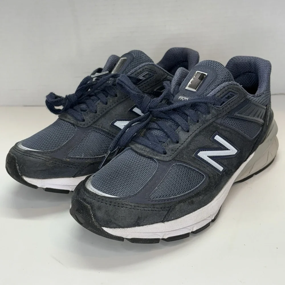 New Balance 990v5 Running Shoes - Women's US 8‎ Sneakers Navy Blue Made in USA